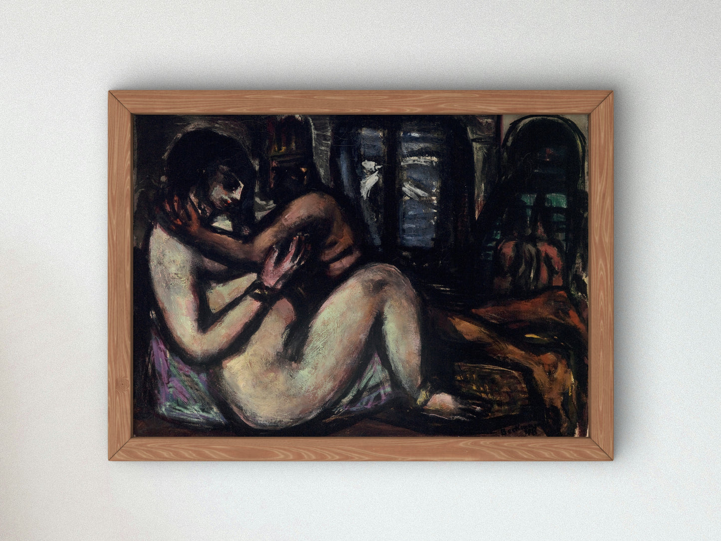 Leda by Max Beckmann 1948, Wall Art Print, Fine Art Reproduction, Museum Quality Decor, Poster