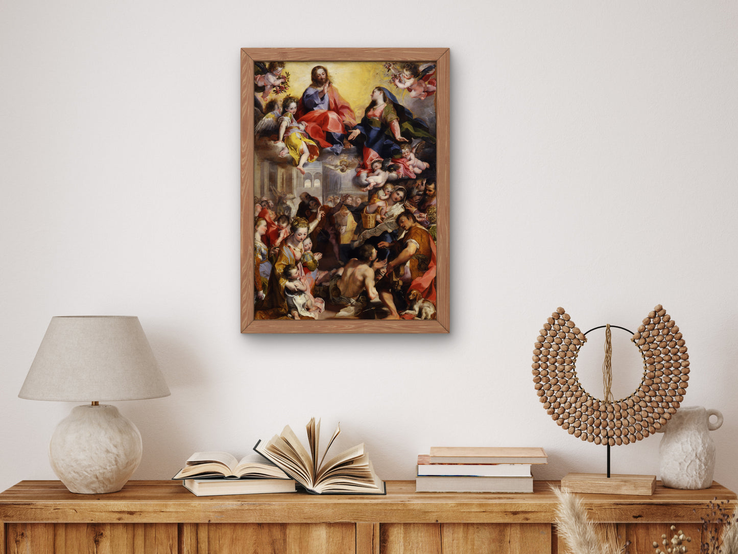 Madonna of the People by Federico Barocci 1579, Wall Art Print, Fine Art Reproduction, Museum Quality Decor, Poster