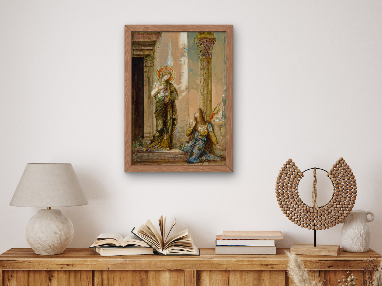 The Saint and the Poet by Gustave Moreau, Wall Art Print, Fine Art Reproduction, Museum Quality Decor, Poster