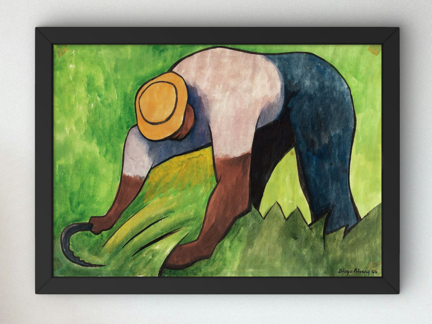 Segador by Diego Rivera 1944, Wall Art Print, Fine Art Reproduction, Museum Quality Decor, Poster