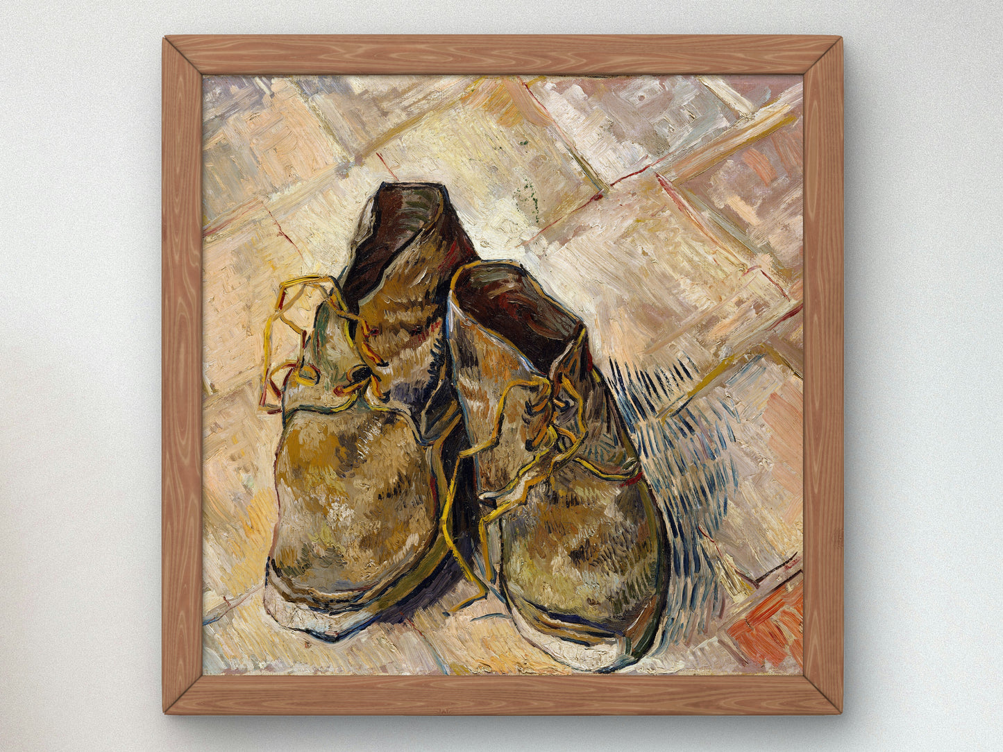 A Pair of Shoes by Vincent van Gogh 1888, Wall Art Print, Fine Art Reproduction, Museum Quality Decor, Poster