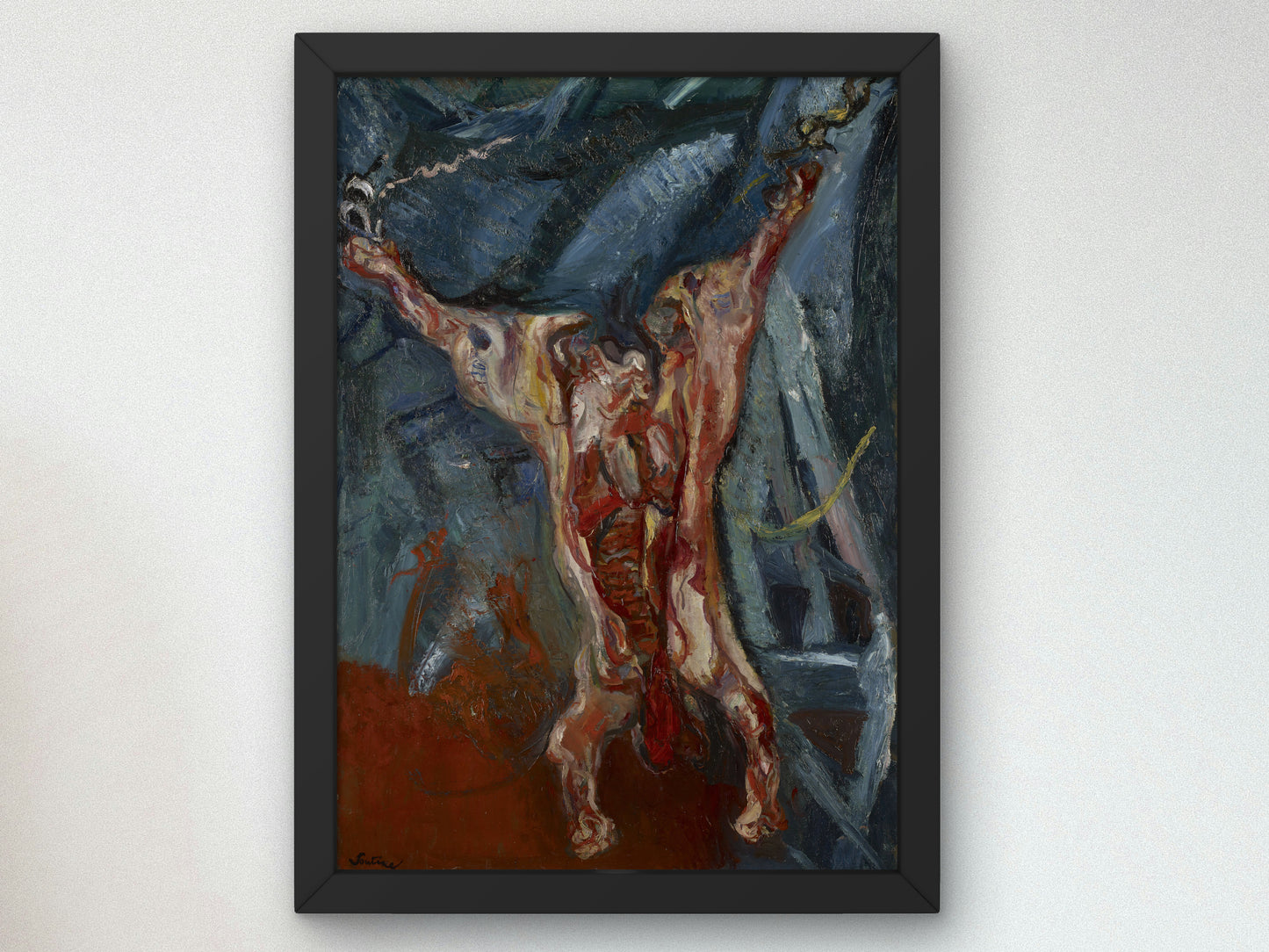 Carcass of Beef by Chaïm Soutine 1925, Wall Art Print, Fine Art Reproduction, Museum Quality Decor, Poster
