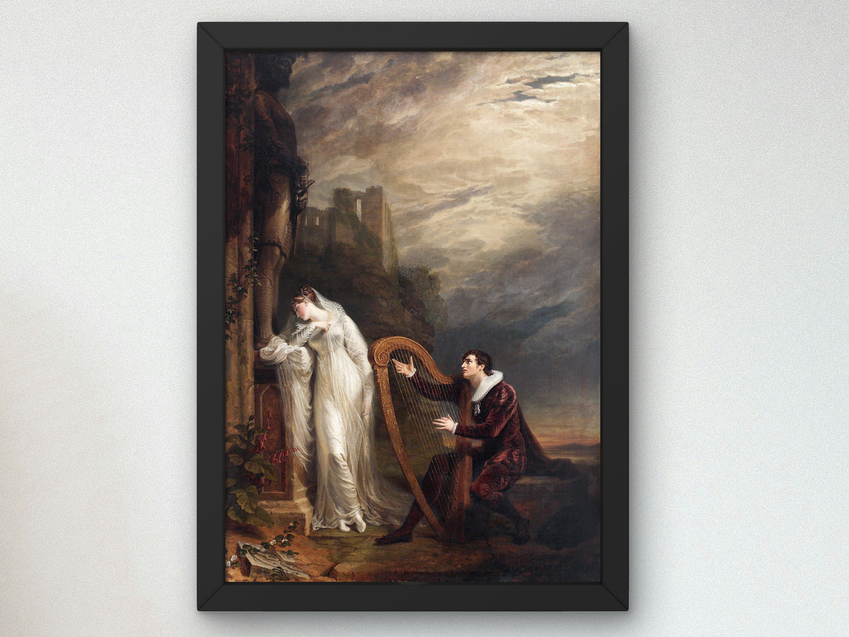 Genevieve by George Dawe 1812, Wall Art Print, Fine Art Reproduction, Museum Quality Decor, Poster