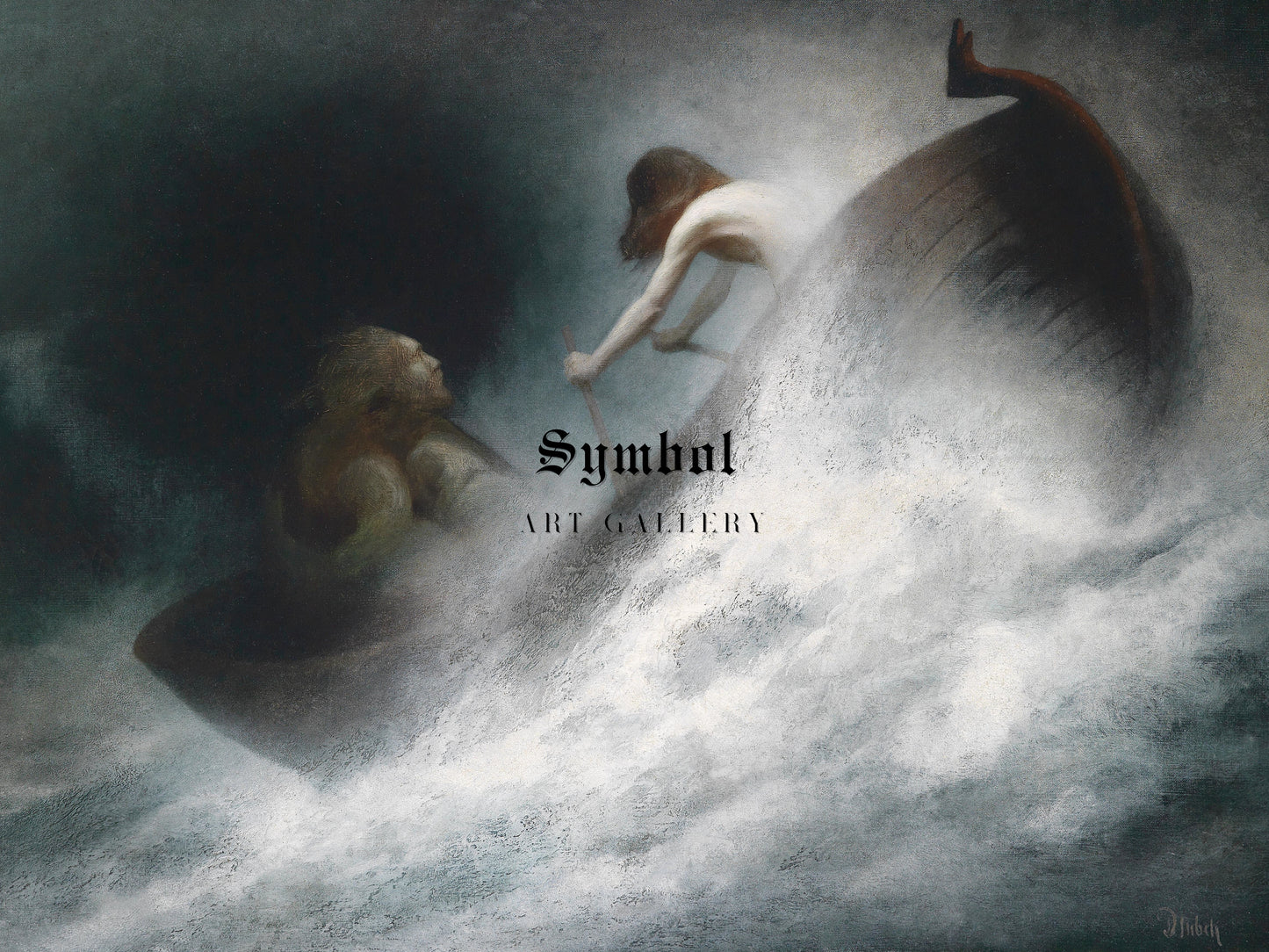 Towards Salvation by Karl Wilhelm Diefenbach, Wall Art Print, Fine Art Reproduction, Museum Quality Decor, Poster