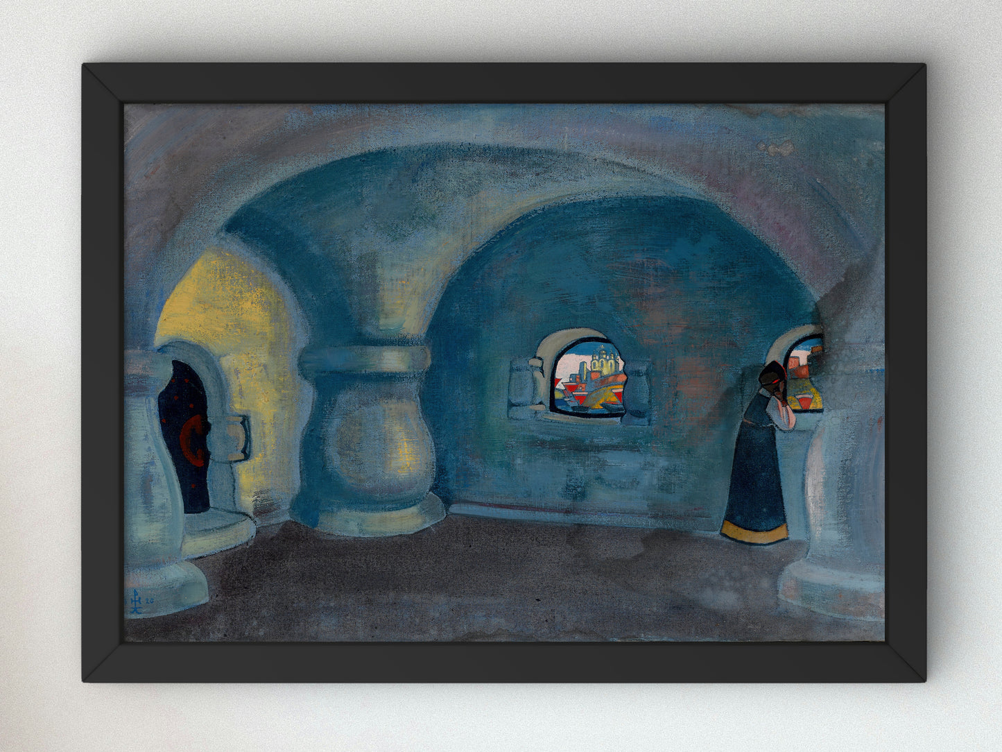 Sadko's Chamber by Nicholas Roerich 1920, Wall Art Print, Fine Art Reproduction, Museum Quality Decor, Poster
