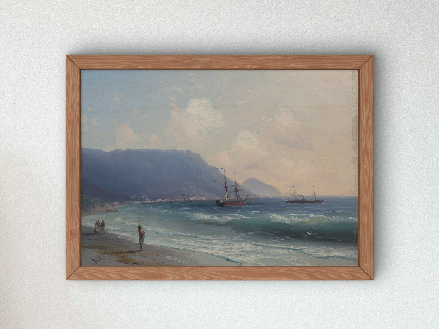 Seascape by Ivan Konstantinovich Aivazovsky, Wall Art Print, Fine Art Reproduction, Museum Quality Decor, Poster