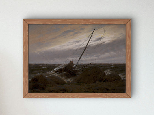 After the Storm by Caspar David Friedrich 1816, Wall Art Print, Fine Art Reproduction, Museum Quality Decor, Poster