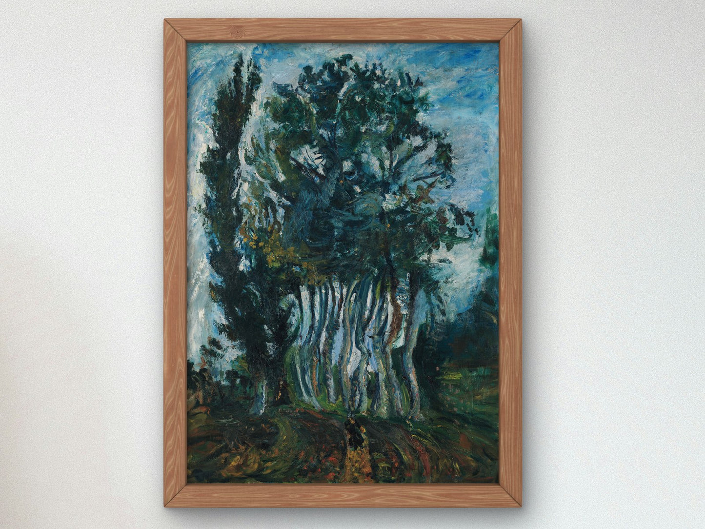 Le Printemps à Champigny by Chaïm Soutine 1942, Wall Art Print, Fine Art Reproduction, Museum Quality Decor, Poster