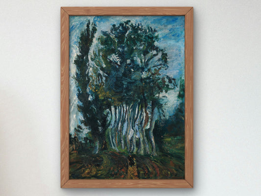 Le Printemps à Champigny by Chaïm Soutine 1942, Wall Art Print, Fine Art Reproduction, Museum Quality Decor, Poster