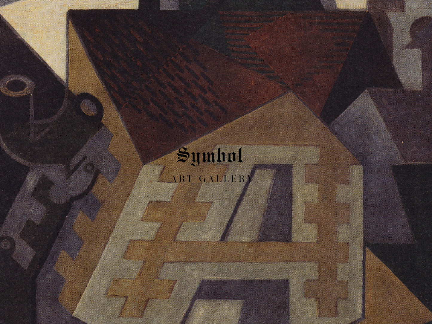 Landscape near Beaulieu by Juan Gris 1918, Wall Art Print, Fine Art Reproduction, Museum Quality Decor, Poster