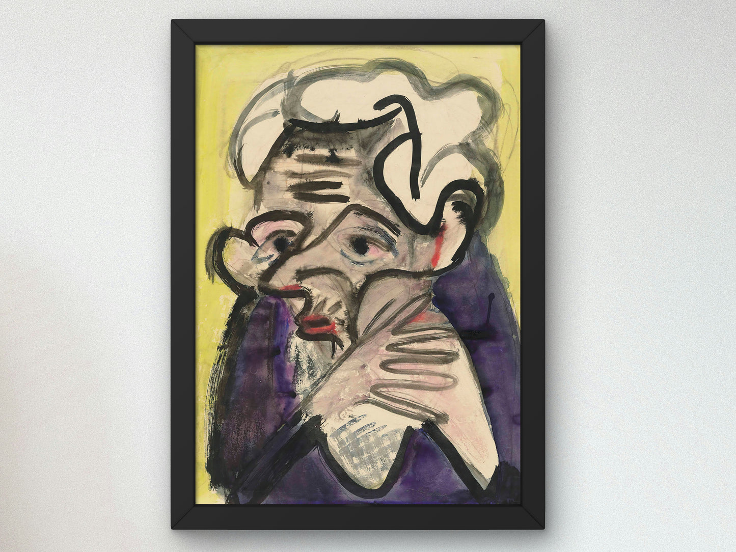 Farmer's Wife by Ernst Ludwig Kirchner 1927, Wall Art Print, Fine Art Reproduction, Museum Quality Decor, Poster