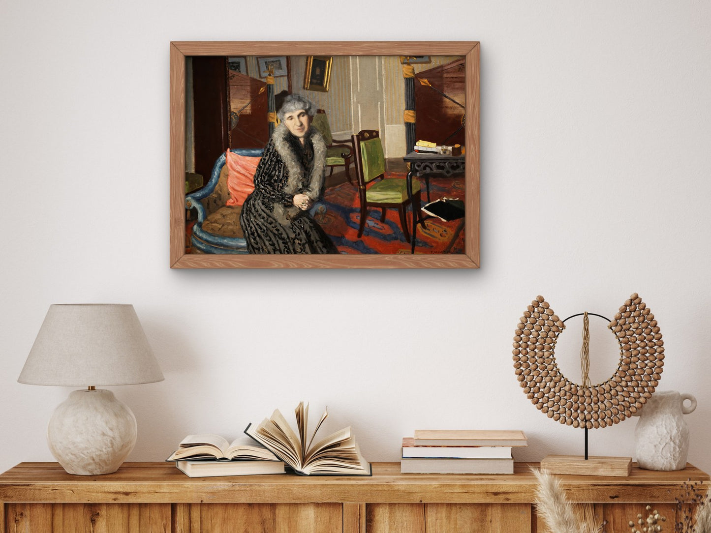 Madame Alexandre Bernheim by Félix Vallotton 1902, Wall Art Print, Fine Art Reproduction, Museum Quality Decor, Poster