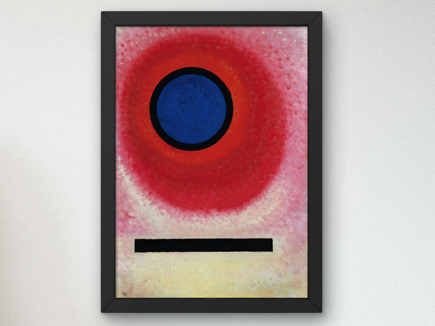Blue Circle II by Wassily Kandinsky 1925, Wall Art Print, Fine Art Reproduction, Museum Quality Decor, Poster