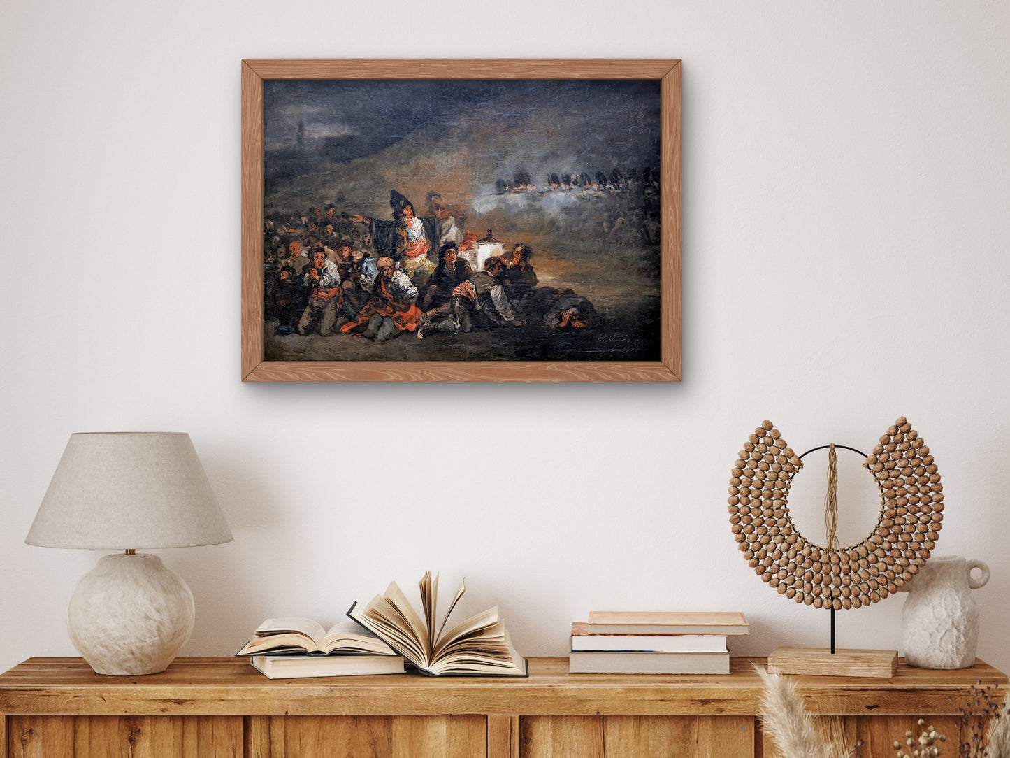 La Fusillade by Eugenio Lucas Velázquez 1869, Wall Art Print, Fine Art Reproduction, Museum Quality Decor, Poster