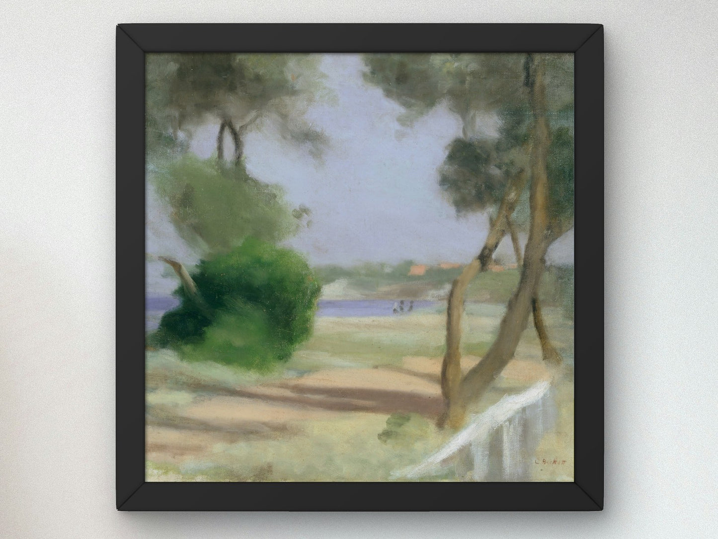 Beaumaris Foreshore by Clarice Beckett 1926, Wall Art Print, Fine Art Reproduction, Museum Quality Decor, Poster