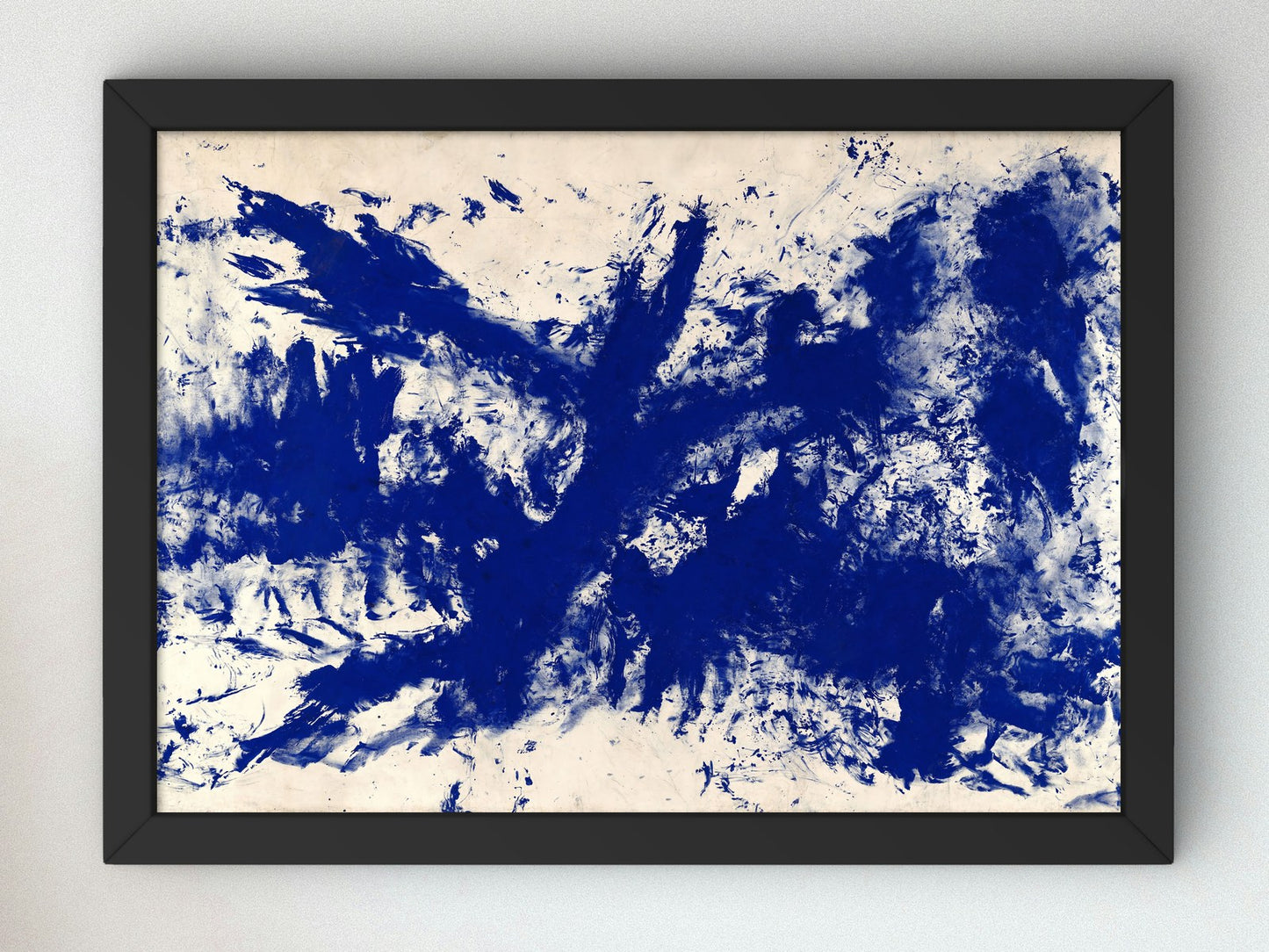 La grande Anthropométrie bleue ANT 105 by Yves Klein 1960, Wall Art Print, Fine Art Reproduction, Museum Quality Decor, Poster