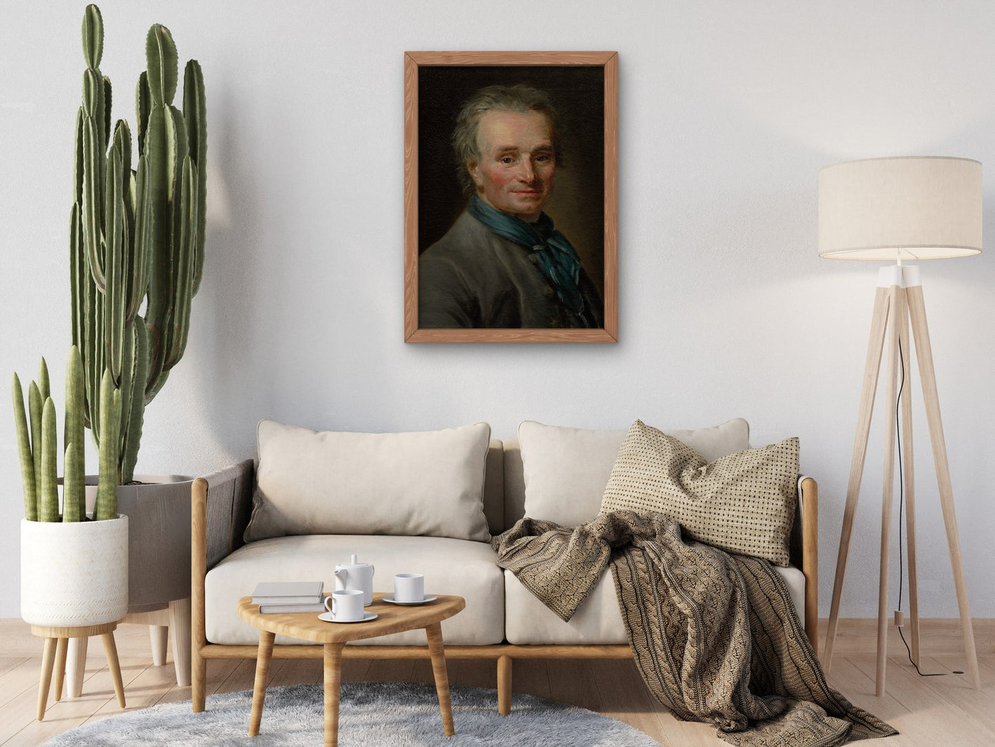 Portrait of Jean Baptiste Lemoyne the Younger by Élisabeth Vigée Le Brun 1774, Wall Art Print, Fine Art Reproduction, Museum Quality Decor