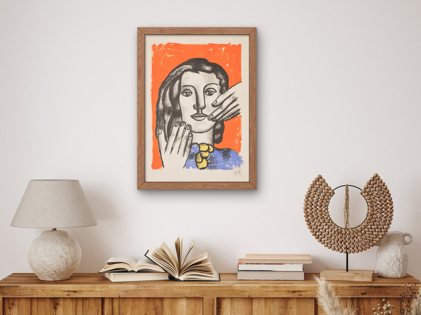 The Great Margot by Fernand Léger 1951, Wall Art Print, Fine Art Reproduction, Museum Quality Decor, Poster