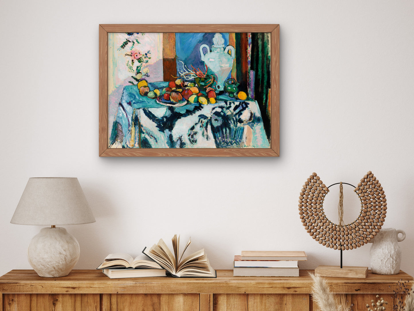 Blue Still Life by Henri Matisse 1907, Wall Art Print, Fine Art Reproduction, Museum Quality Decor, Poster