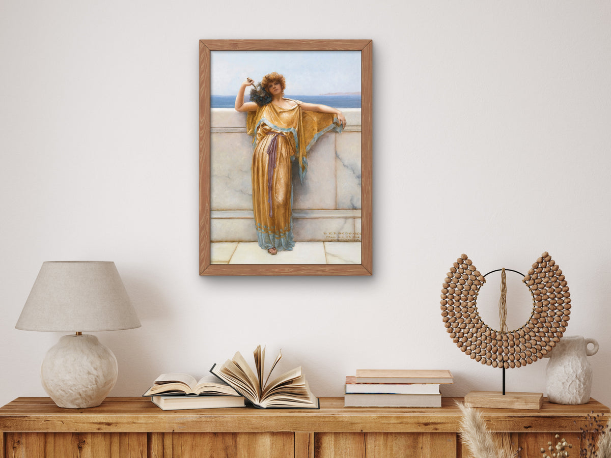 Clymene by John William Godward 1892, Wall Art Print, Fine Art Reproduction, Museum Quality Decor, Poster