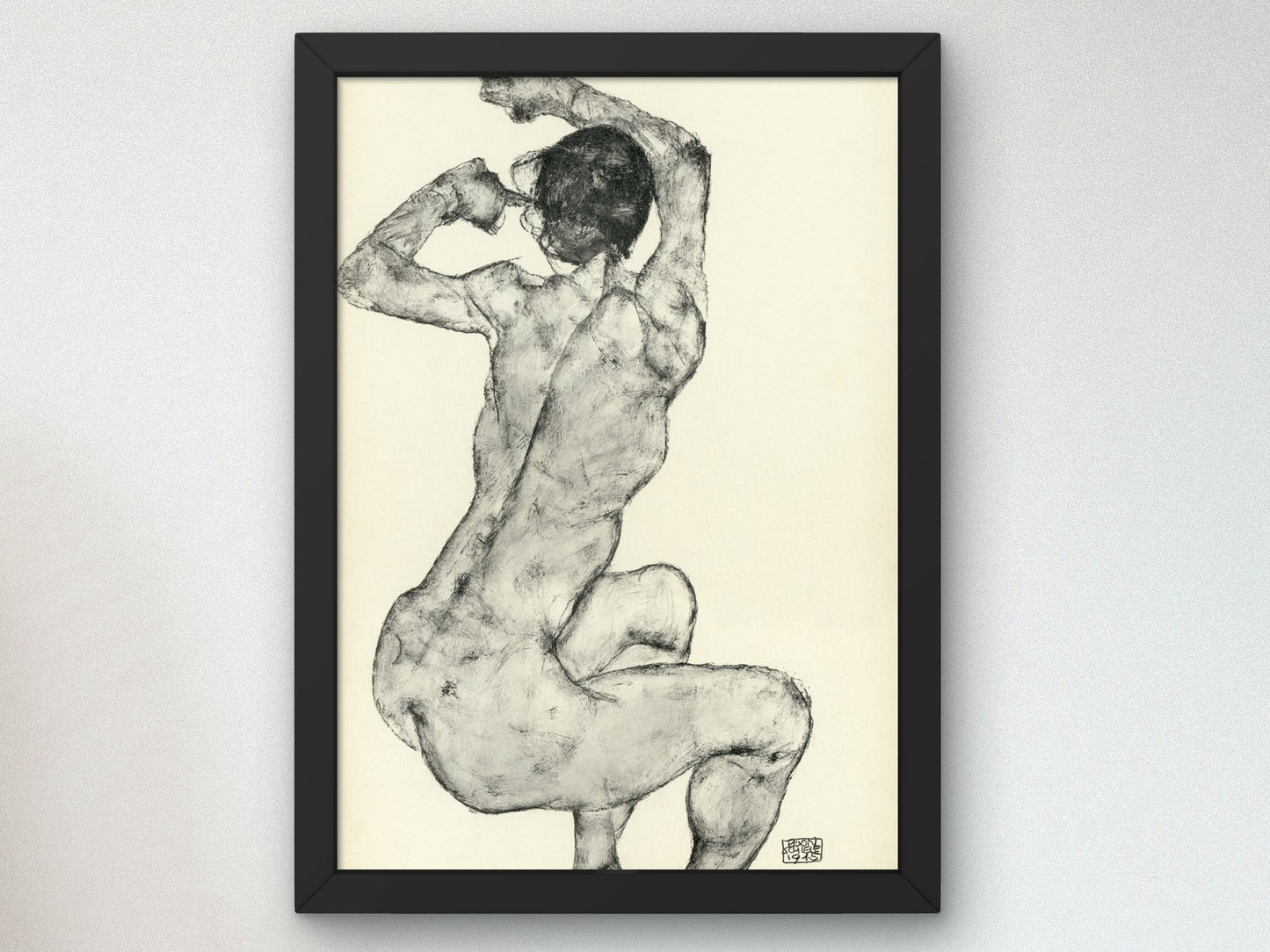 Zeichnungen IX by Egon Schiele 1915, Wall Art Print, Fine Art Reproduction, Museum Quality Decor, Poster