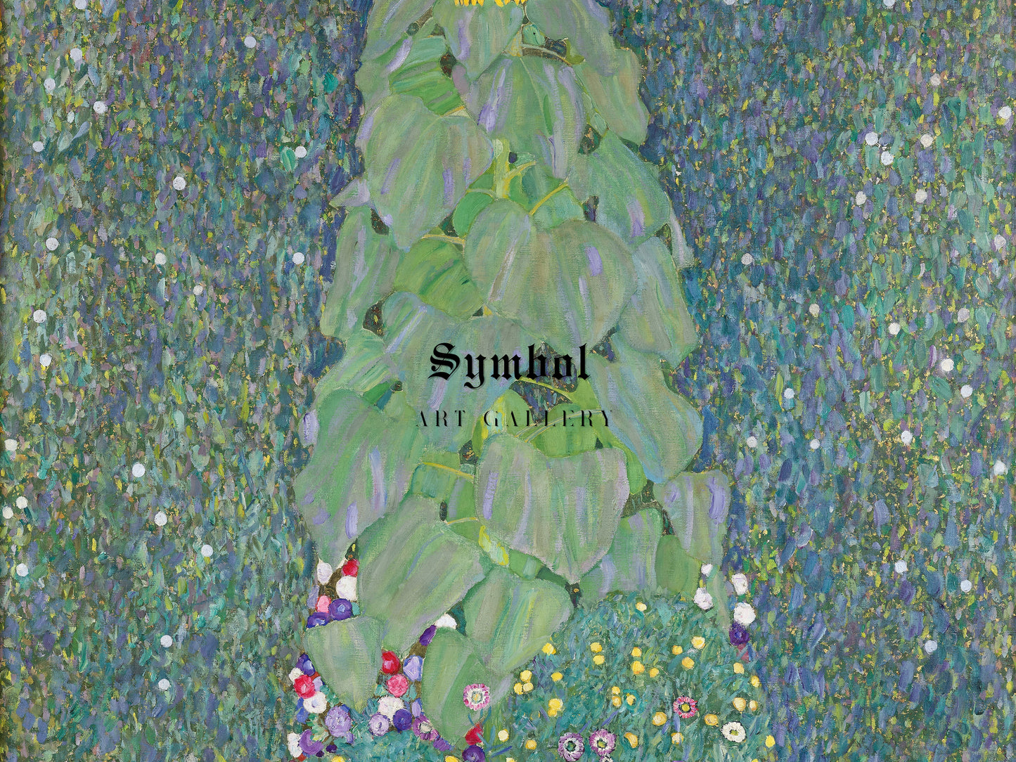 Sunflowers by Gustav Klimt 1883, Wall Art Print, Fine Art Reproduction, Museum Quality Decor, Poster