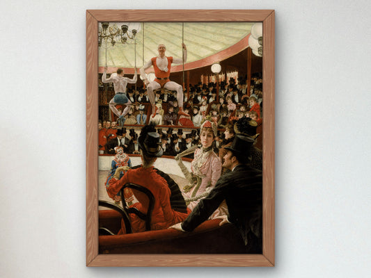 The Circus Lover by James Tissot 1885, Wall Art Print, Fine Art Reproduction, Museum Quality Decor, Poster