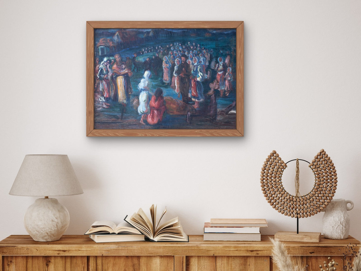 Funeral in Sicevo by Nadezda Petrovic 1905, Wall Art Print, Fine Art Reproduction, Museum Quality Decor, Poster