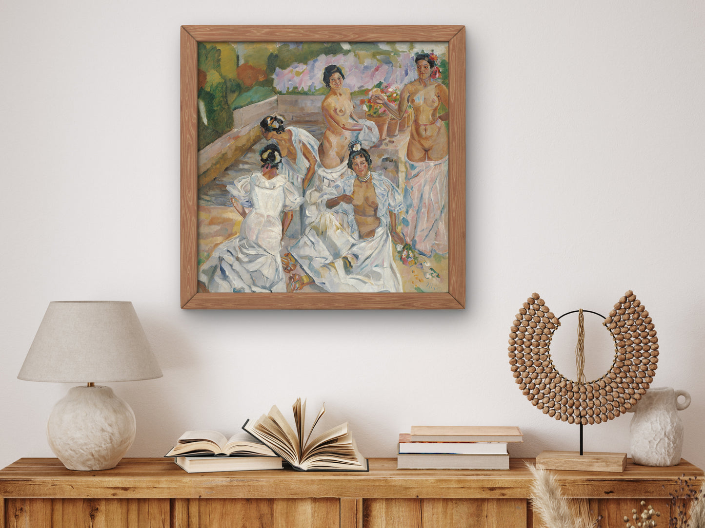 The Bath by Francisco Iturrino 1916, Wall Art Print, Fine Art Reproduction, Museum Quality Decor, Poster