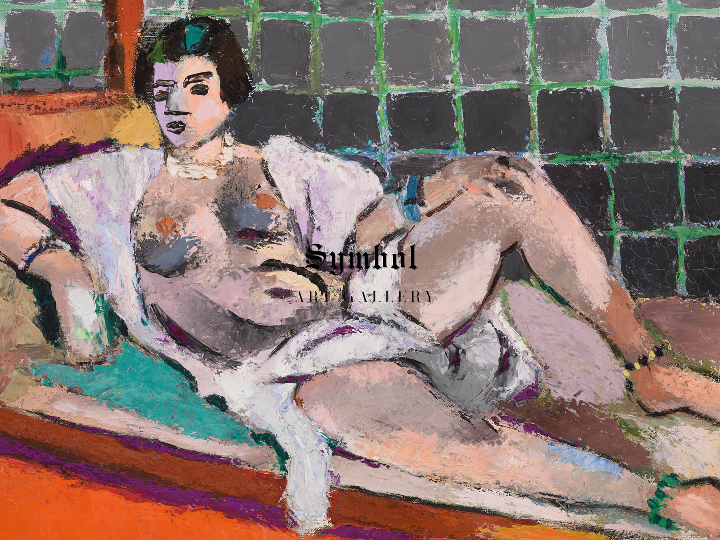 Reclining Odalisque by Henri Matisse 1928, Wall Art Print, Fine Art Reproduction, Museum Quality Decor, Poster