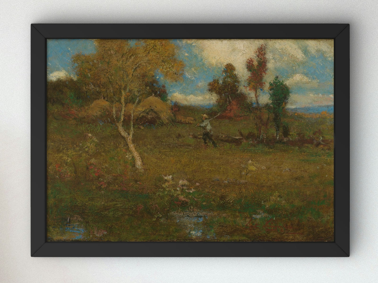 Return from the Farm by Elliott Daingerfield 1917, Wall Art Print, Fine Art Reproduction, Museum Quality Decor, Poster