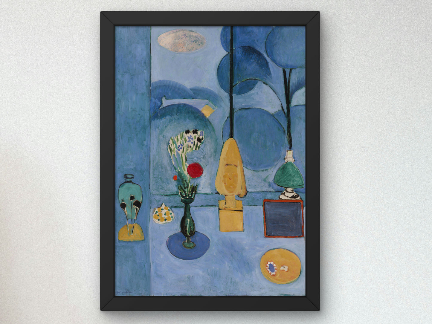 The Blue Window by Henri Matisse 1913, Wall Art Print, Fine Art Reproduction, Museum Quality Decor, Poster