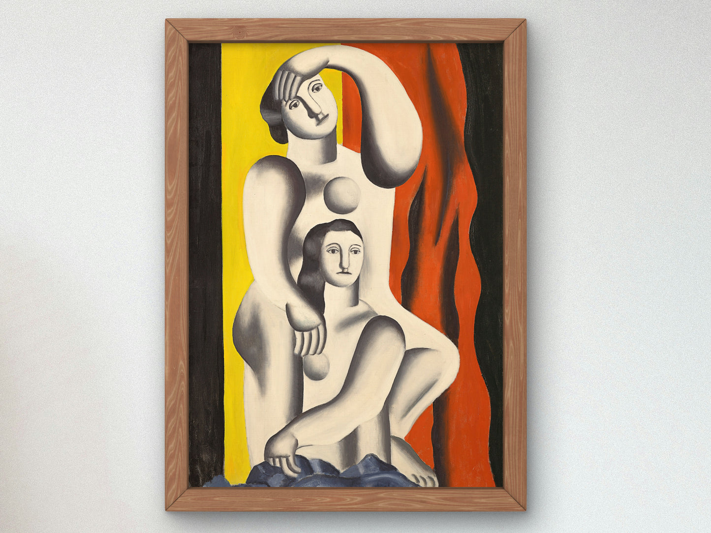 Two Women by Fernand Léger 1929, Wall Art Print, Fine Art Reproduction, Museum Quality Decor, Poster