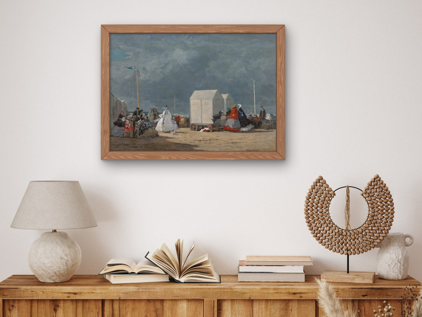 Approaching Storm by Eugène Louis Boudin 1864, Wall Art Print, Fine Art Reproduction, Museum Quality Decor, Poster