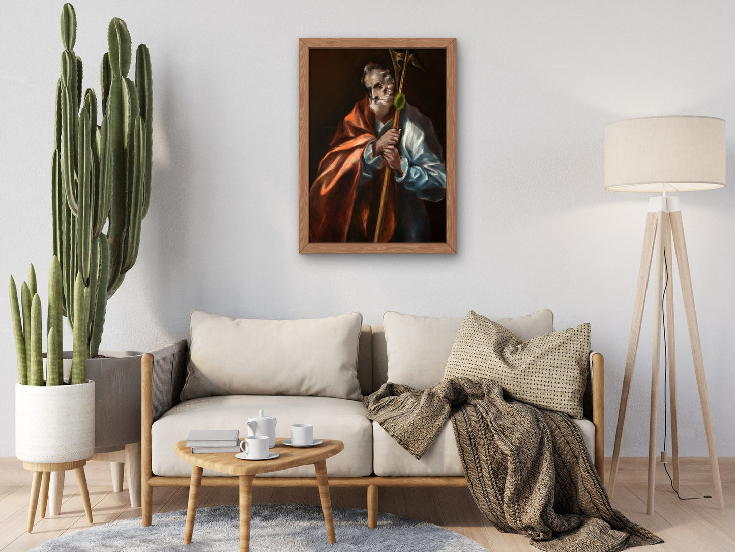 Saint Jude Thaddeus by El Greco 1610, Wall Art Print, Fine Art Reproduction, Museum Quality Decor, Poster