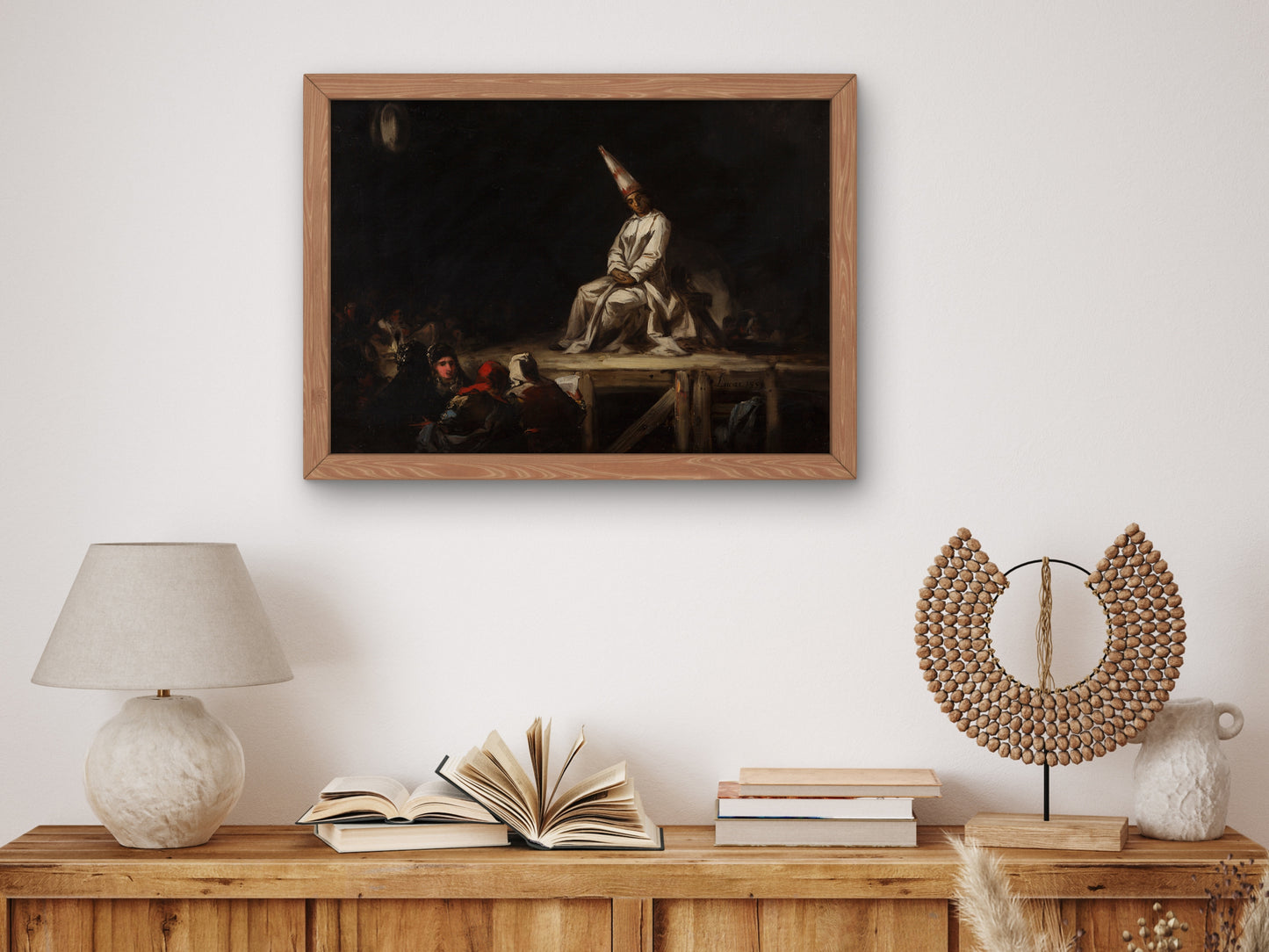 Auto da fé by Eugenio Lucas Velázquez 1853, Wall Art Print, Fine Art Reproduction, Museum Quality Decor, Poster