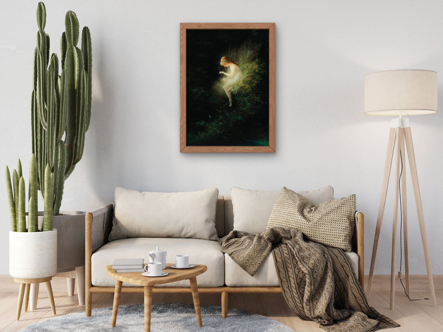 Innocence by Karl Wilhelm Diefenbach 1900, Wall Art Print, Fine Art Reproduction, Museum Quality Decor, Poster
