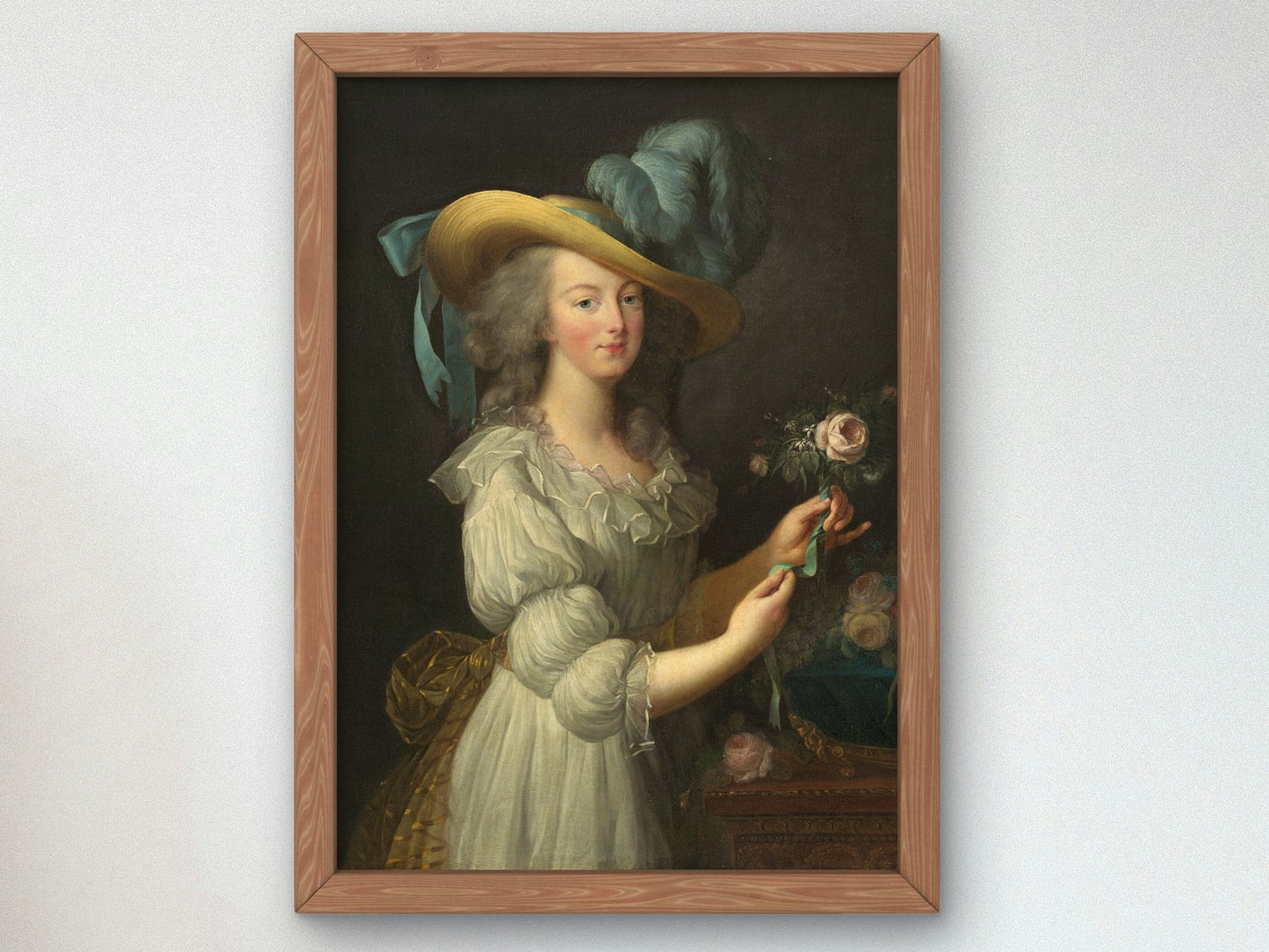Marie Antoinette by Élisabeth Vigée Le Brun 1783, Wall Art Print, Fine Art Reproduction, Museum Quality Decor, Poster