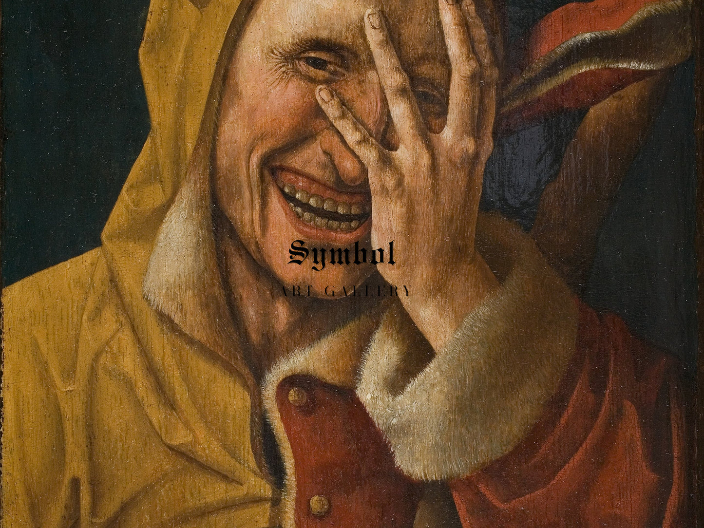 Laughing Fool by Jacob Cornelisz van Oostsanen 1500, Wall Art Print, Fine Art Reproduction, Museum Quality Decor, Poster