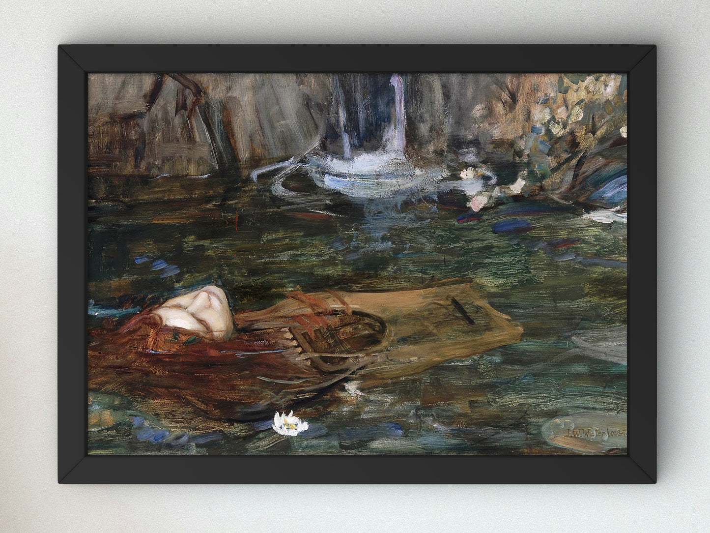 Study for Nymphs Finding the Head of Orpheus by Ludwig Deutsch, Wall Art Print, Fine Art Reproduction, Museum Quality Decor, Poster