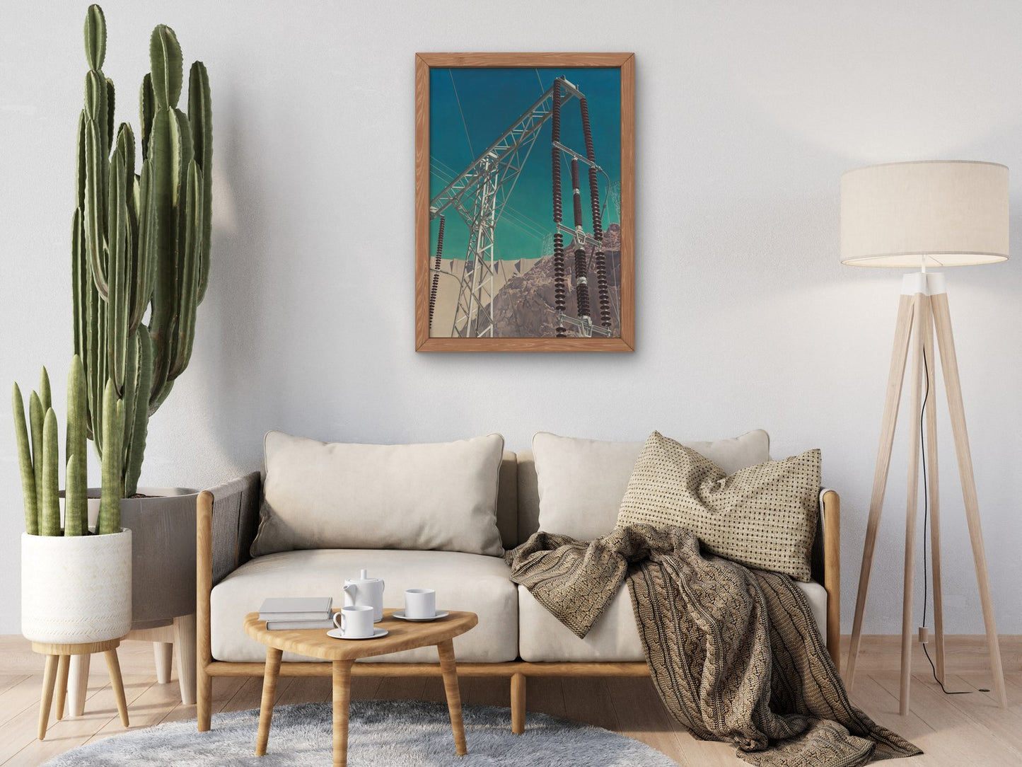 Conversation Sky and Earth by Charles Sheeler 1940, Wall Art Print, Fine Art Reproduction, Museum Quality Decor, Poster