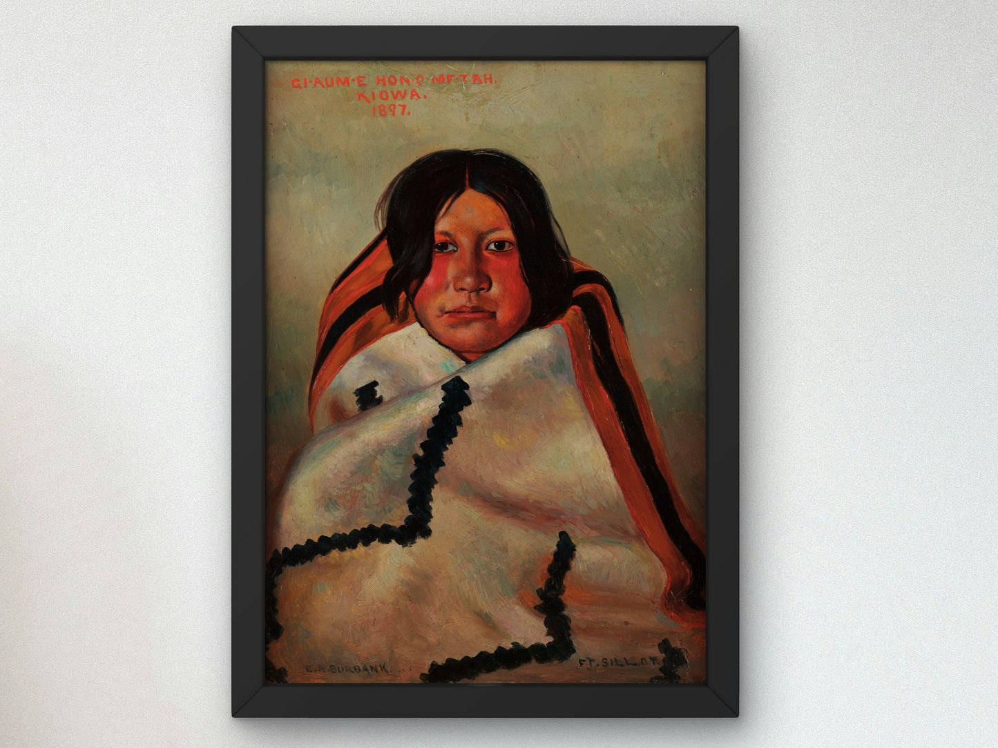 Giaum e Hono me t'ah by Elbridge Ayer Burbank 1897, Wall Art Print, Fine Art Reproduction, Museum Quality Decor, Poster