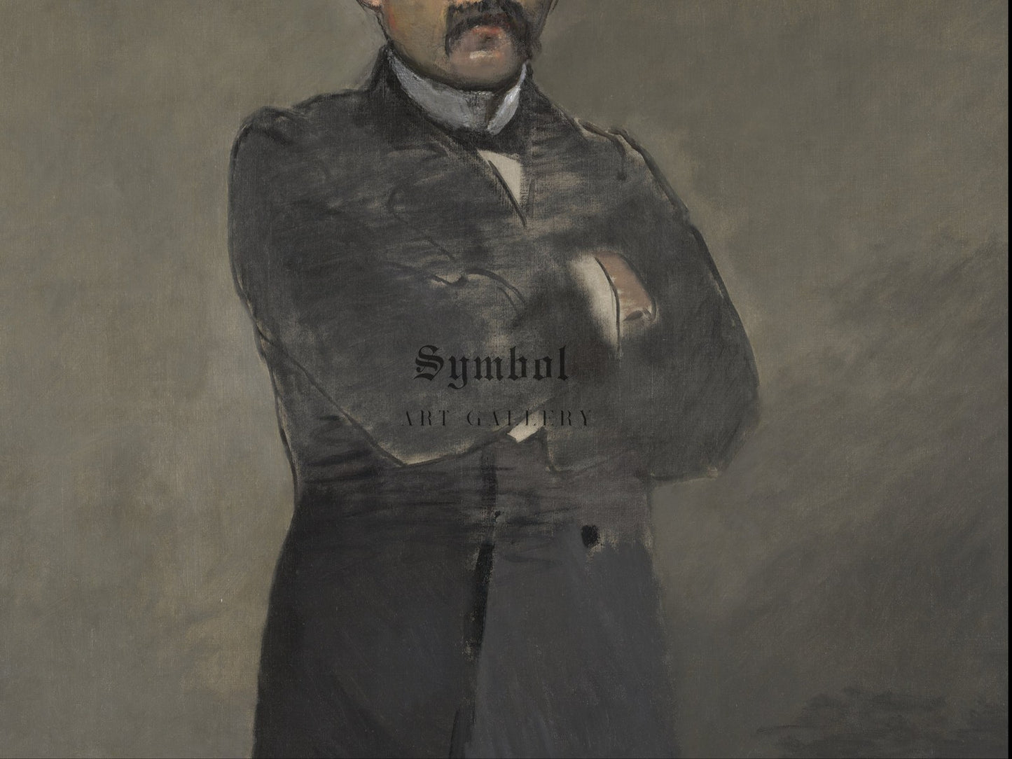 Portrait of Georges Clemenceau by Édouard Manet 1879, Wall Art Print, Fine Art Reproduction, Museum Quality Decor, Poster