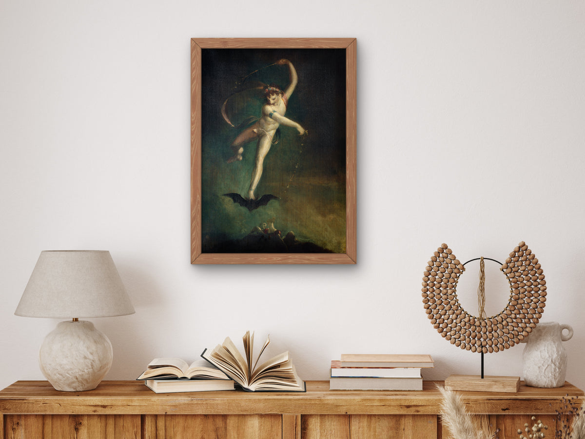 Ariel by Henry Fuseli 1800, Wall Art Print, Fine Art Reproduction, Museum Quality Decor, Poster