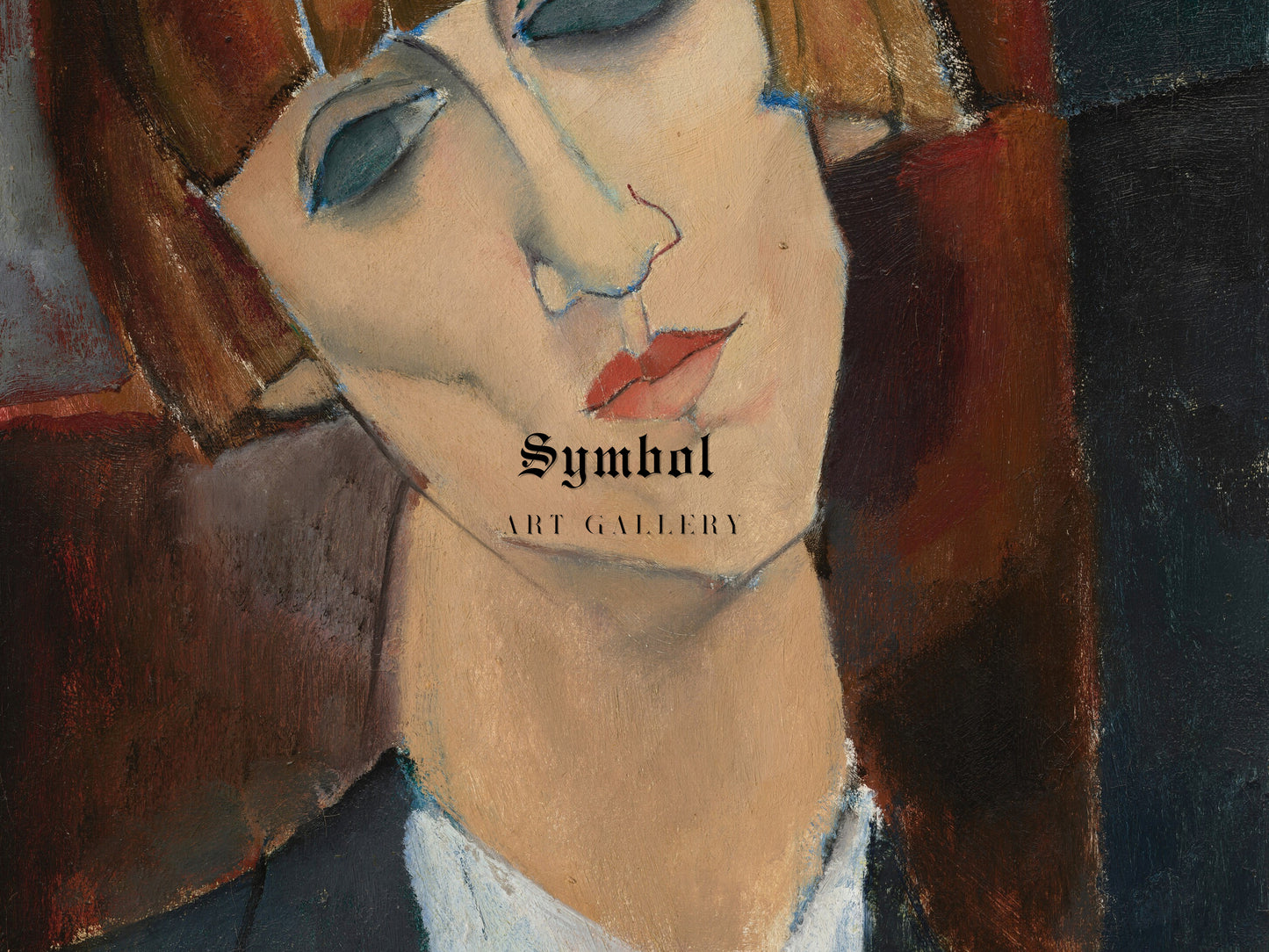 Madame Kisling by Amedeo Modigliani 1917, Wall Art Print, Fine Art Reproduction, Museum Quality Decor, Poster