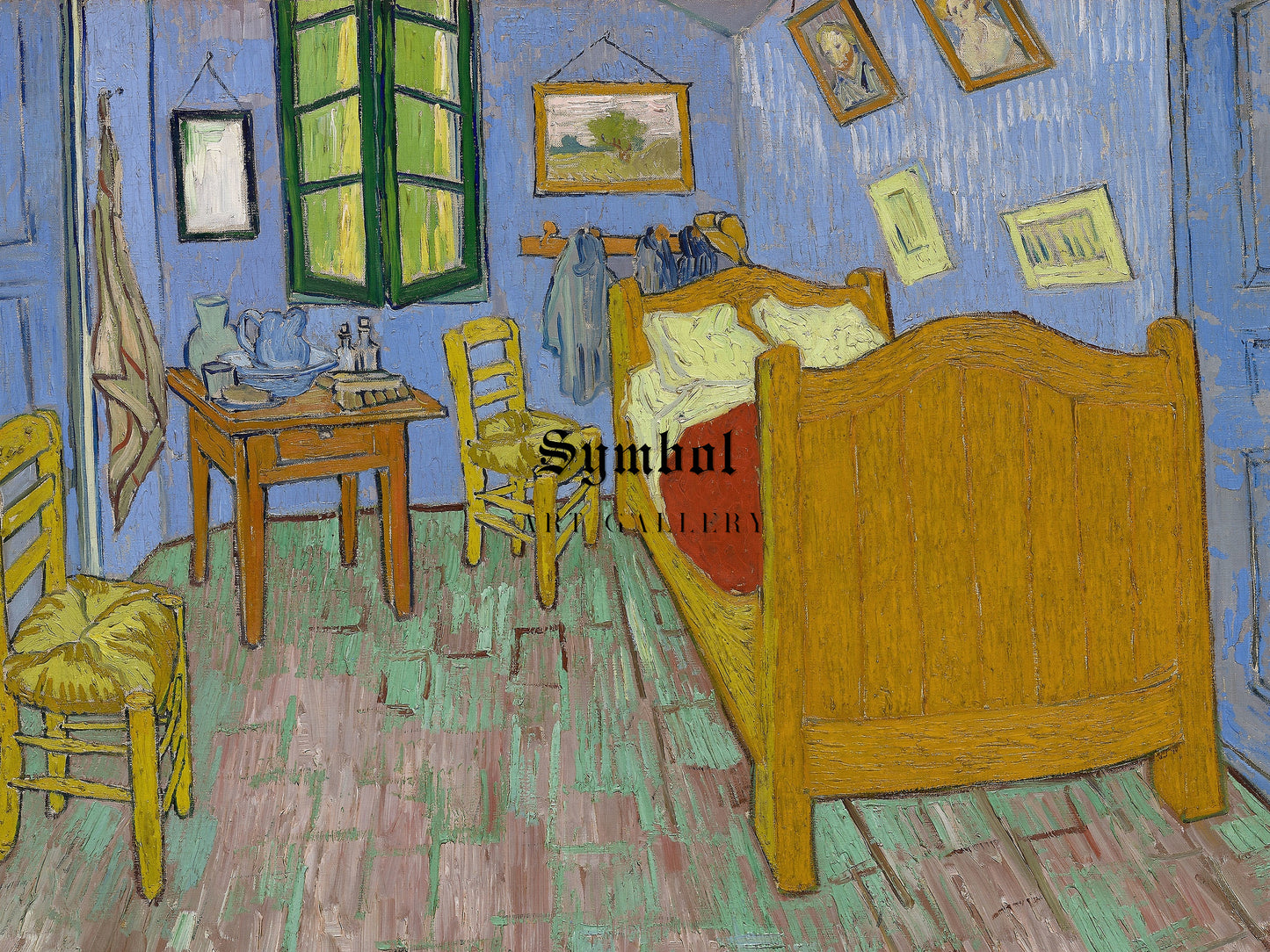 The Bedroom by Vincent van Gogh 1889, Wall Art Print, Fine Art Reproduction, Museum Quality Decor, Poster