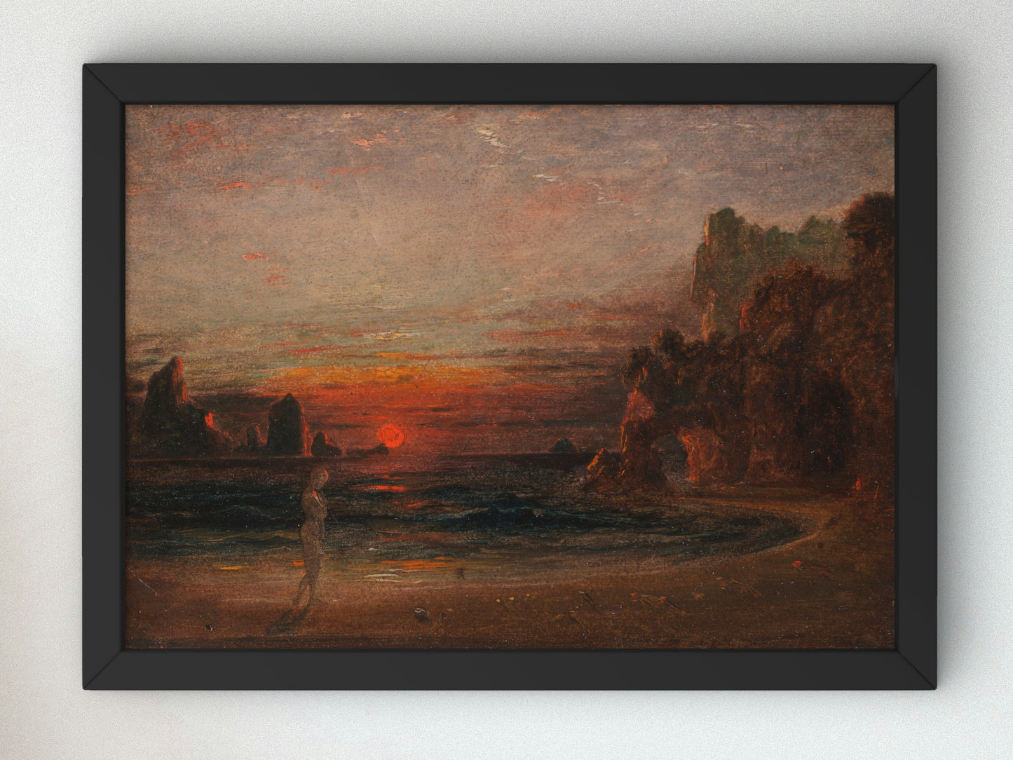 Study for Calypso's Grotto by Francis Danby 1843, Wall Art Print, Fine Art Reproduction, Museum Quality Decor, Poster