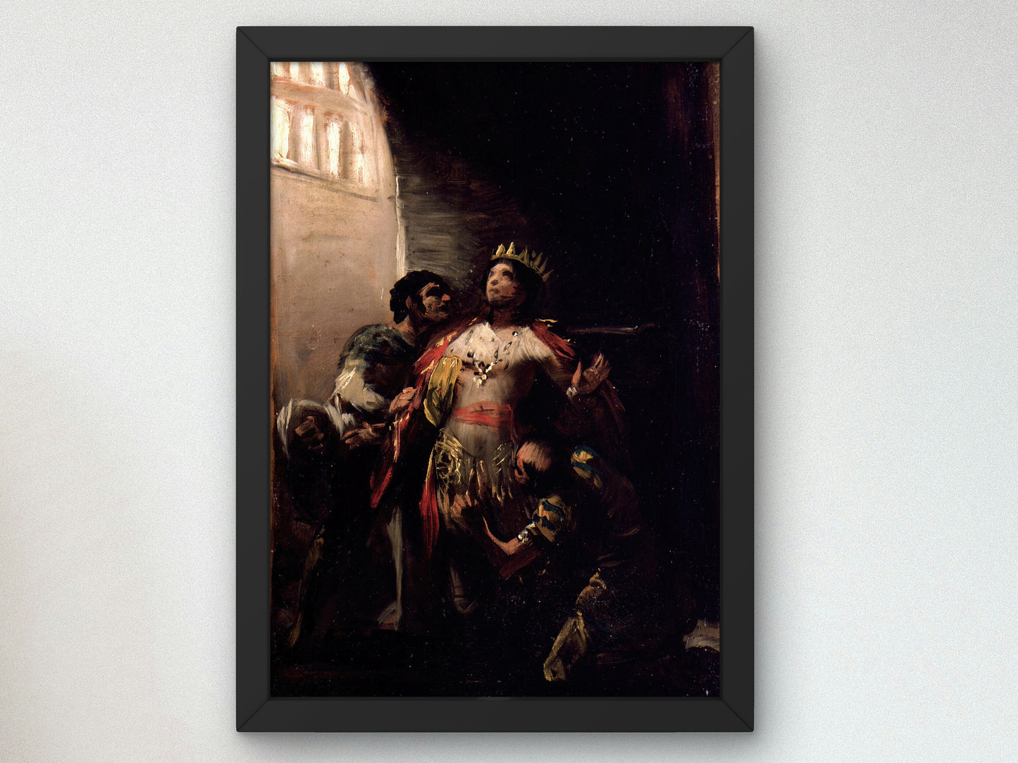 Saint Hermenegild in Prison by Francisco de Goya 1799, Wall Art Print, Fine Art Reproduction, Museum Quality Decor, Poster
