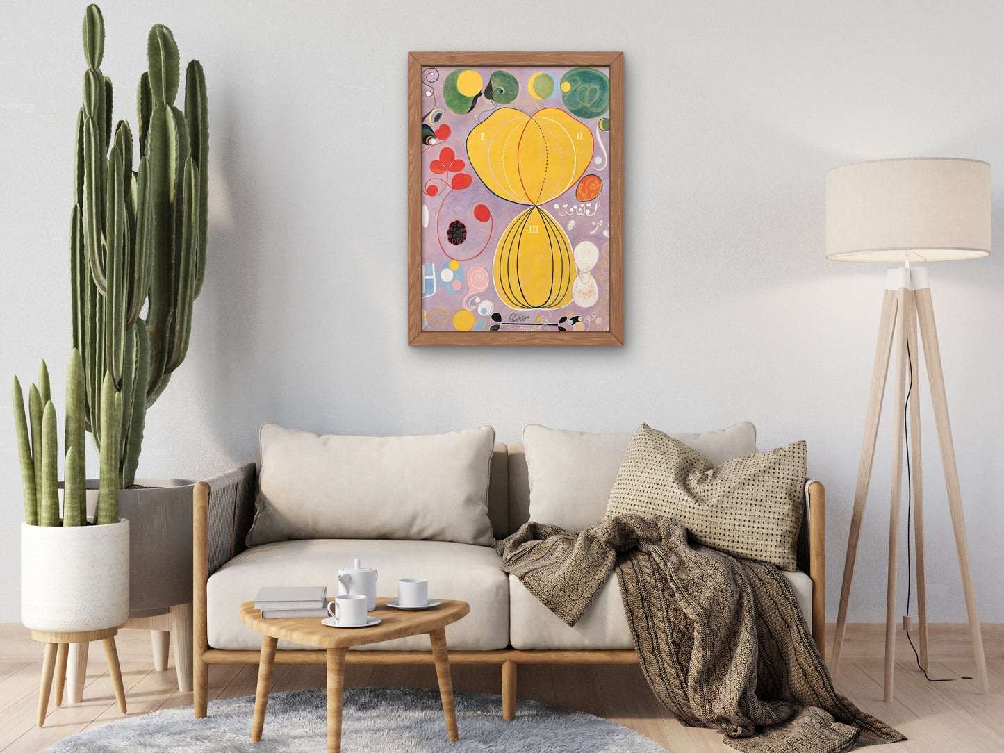 Adulthood by Hilma af Klint 1907, Wall Art Print, Fine Art Reproduction, Museum Quality Decor, Poster