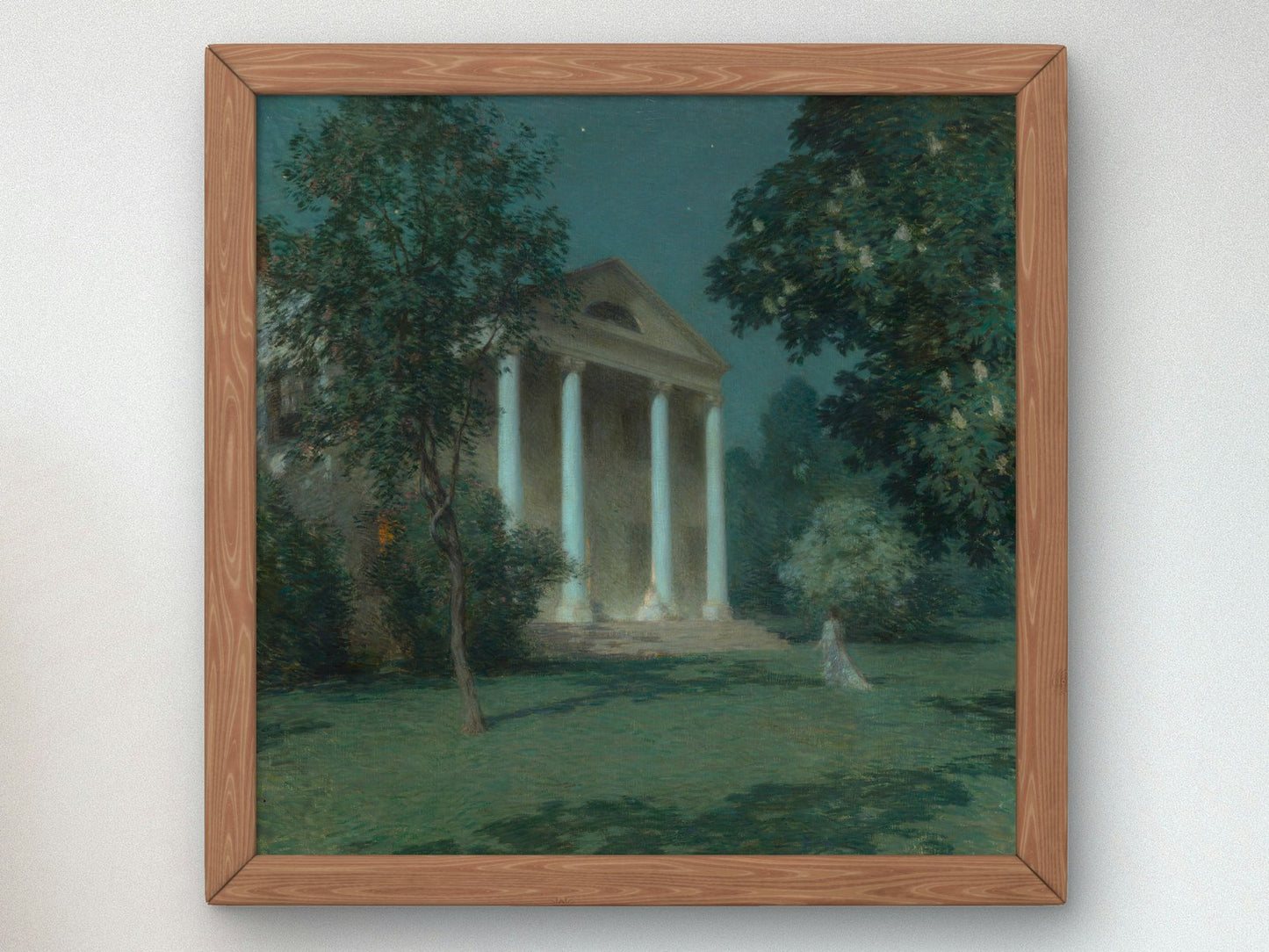 May Night by Willard Leroy Metcalf 1906, Wall Art Print, Fine Art Reproduction, Museum Quality Decor, Poster